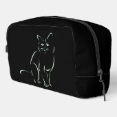 Gewoon een witte kat toilettasje (Rechterhoek)