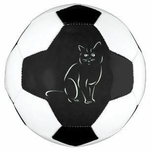 Gewoon een witte kat voetbal