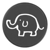 Gewoon een witte olifant hockey puck (Voorkant)