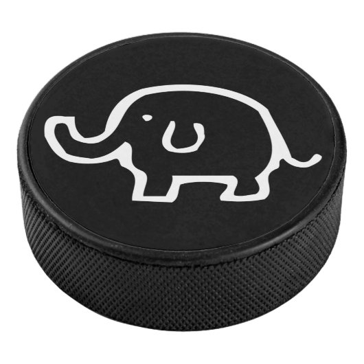 Gewoon een witte olifant hockey puck (3/4)