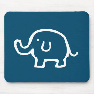Gewoon een witte olifant muismat