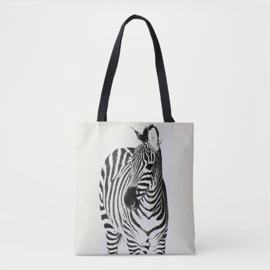 Gewoon een zebra tote bag (Voorkant)