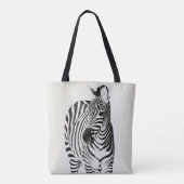 Gewoon een zebra tote bag (Achterkant)