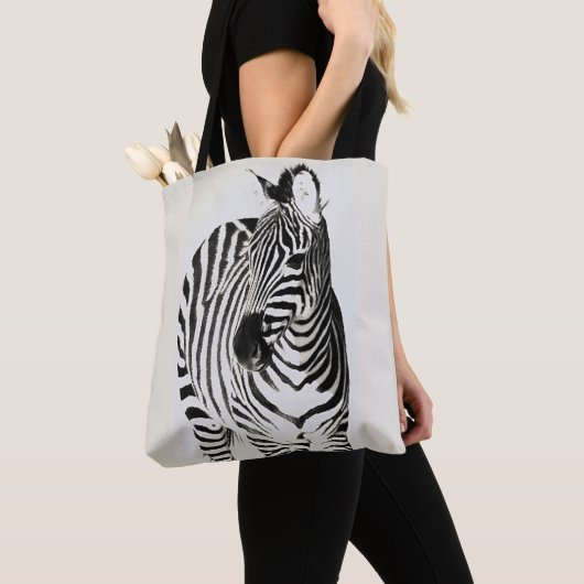 Gewoon een zebra tote bag (Dichtbij)