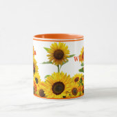 Gewoon een zonnebloem Zonnebloem Zonnezon - Aangep Mok (Midden)