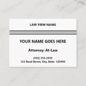 Gewoon, eenvoudig en minimaal Visitekaartje voor a (Voorkant)