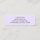 Gewoon & Eenvoudig Haar Stylist Visitekaartje (Achterkant)