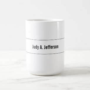 Gewoon eenvoudige, klassieke minimalistisch koffiemok