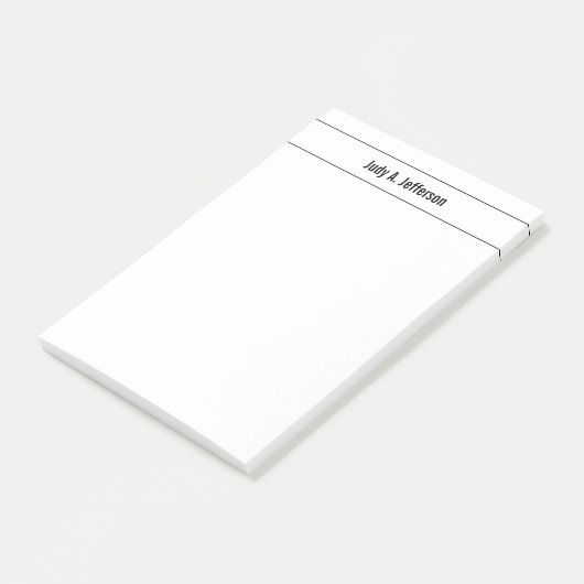 Gewoon eenvoudige, klassieke minimalistisch post-it® notes (Schuin)