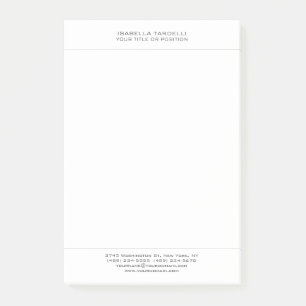 Gewoon eenvoudige minimalistische moderne, profess post-it® notes