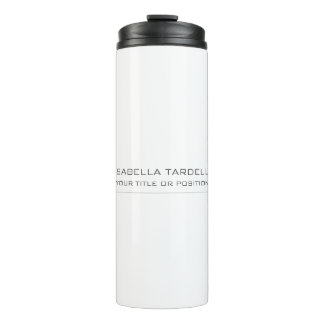 Gewoon eenvoudige minimalistische moderne, profess thermosbeker