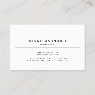 Gewoon eenvoudige, moderne, elegante design Profes Visitekaartje