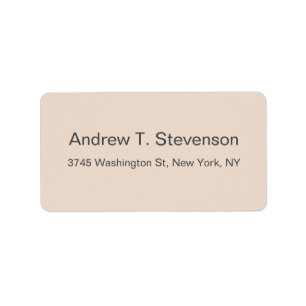 Gewoon eenvoudige, moderne minimalistische legant etiket