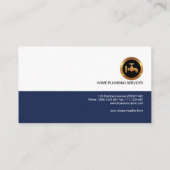 Gewoon eenvoudige, stijlvolle, professionele monit visitekaartje (Achterkant)