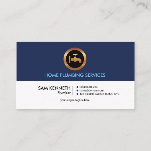 Gewoon eenvoudige, stijlvolle, professionele monit visitekaartje (Voorkant)