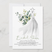 Gewoon Elegant Eucalyptus Greenery Vrijgezellenfee Kaart (Voorkant)