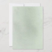 Gewoon Elegant Eucalyptus Greenery Vrijgezellenfee Kaart (Achterkant)