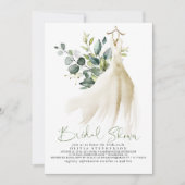 Gewoon Elegant Eucalyptus Greenery Vrijgezellenfee Kaart (Voorkant)