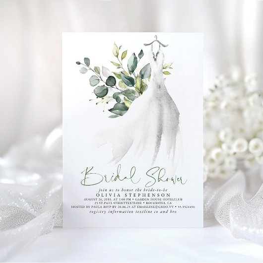Gewoon Elegant Eucalyptus Greenery Vrijgezellenfee Kaart