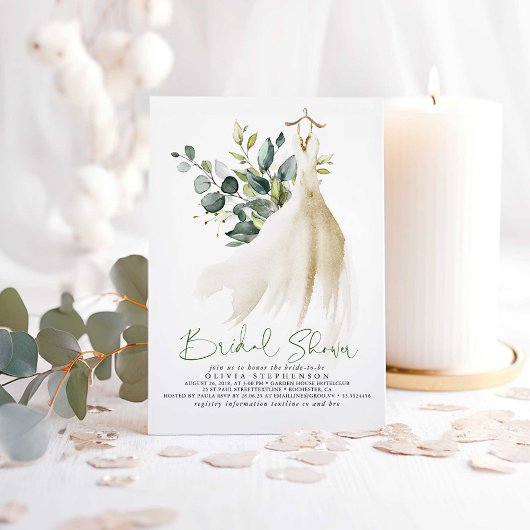 Gewoon Elegant Eucalyptus Greenery Vrijgezellenfee Kaart