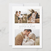 Gewoon Elegant foto reinigen Save The Date (Voorkant)