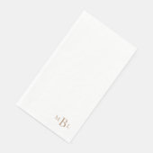 Gewoon Elegant Gold Monogram II Servet (Hoek)