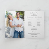 Gewoon Elegant Kerst Bloemen Monogram Programma (Binnen)