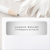 Gewoon elegant klassiek eenvoudig modern etiket (Insitu)