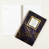 Gewoon Elegant Paars | Benoeming van goudmarmer Planner (Display)