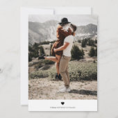 Gewoon Elegant Photo Grid Wedding Save The Date (Achterkant)