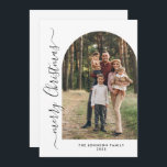 Gewoon elegant Stijlvolle FOTO Kerstgroet Ho Feestdagenkaart<br><div class="desc">Eenvoudig elegante stijlvolle FOTO-kerstfeestkaart. Verrassend en vreugde voor je naaste en maak de viering onvergeeflijk. Voor verdere aanpassing,  te klikken gelieve de "pas verder"verbinding aan en ons ontwerphulpmiddel te gebruiken om deze sjabloon te wijzigen.</div>