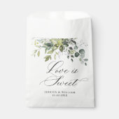 Gewoon Elegant Waterverf Eucalyptus Weddenschap Bedankzakje (Voorkant)