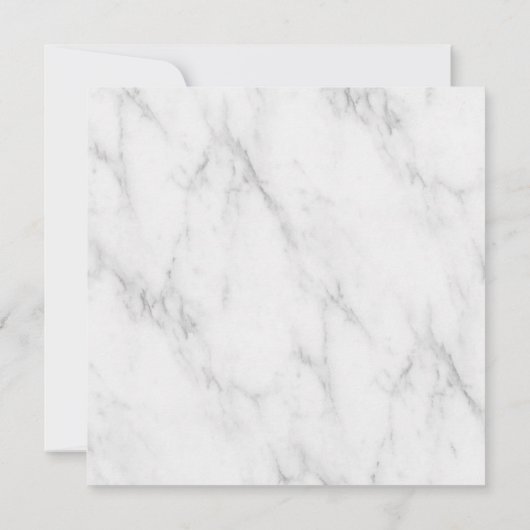 Gewoon elegante affaire plein bruiloft uitnodiging (Achterkant)