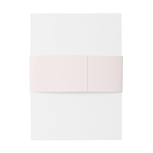 Gewoon elegante bruiloft Initialen Blush ID1022 Uitnodigingen Wikkel (Achterkant Voorbeeld)