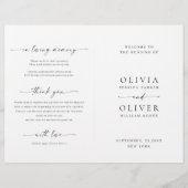 Gewoon elegante minimalistische huwelijksceremonie (Voorkant)