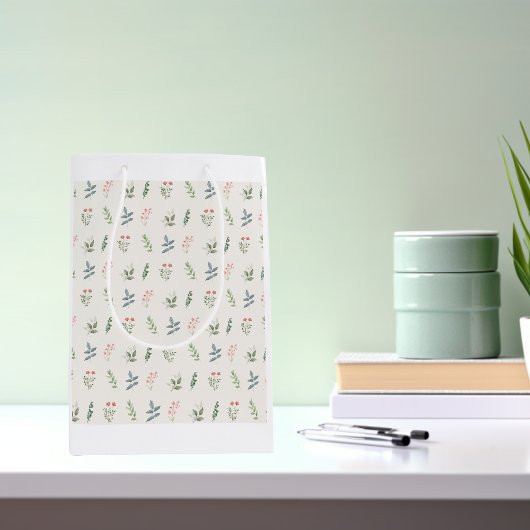 Gewoon elegante Planten / botanische motief Medium Cadeauzakje