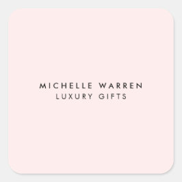 Gewoon Elegante Roze Boetiek, Salon, Stylist Vierkante Sticker