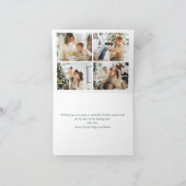 Gewoon elegante stijlvolle 6 FOTO Kerstmis Groet Feestdagen Kaart (Binnen)