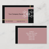 Gewoon elegante Visitekaartjes (Voorkant / Achterkant)