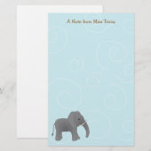 Gewoon Elephant Briefpapier (Voorkant / Achterkant)