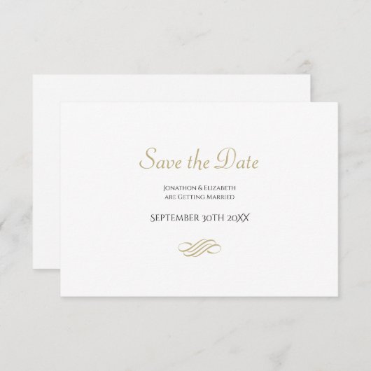 Gewoon en eenvoudig wit goud — Klassiek sparen de  (Voorkant / Achterkant)