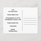 Gewoon en minimalistisch nieuw Briefkaart voor thu (Achterkant)