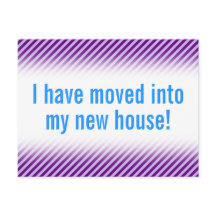 Gewoon en minimalistisch nieuw Briefkaart voor thu