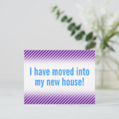 Gewoon en minimalistisch nieuw Briefkaart voor thu (Staand voorkant)