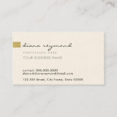 gewoon en professioneel visitekaartje (Voorkant)