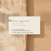 gewoon en professioneel visitekaartje