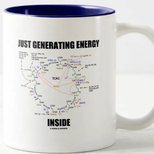 Gewoon Energie Binnen Genereren (Krebs-cyclus) Tweekleurige Koffiemok