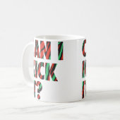 Gewoon erin trappen koffiemok (Voorkant links)