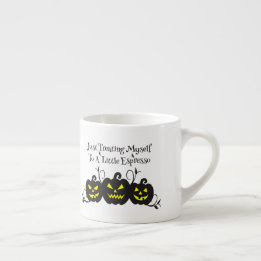 "Gewoon Even Espresso Voor Mezelf" Jack O' Lantern Kop