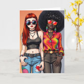 Gewoon even inchecken om hallo te zeggen | vriends kaart (Gele Bloem)